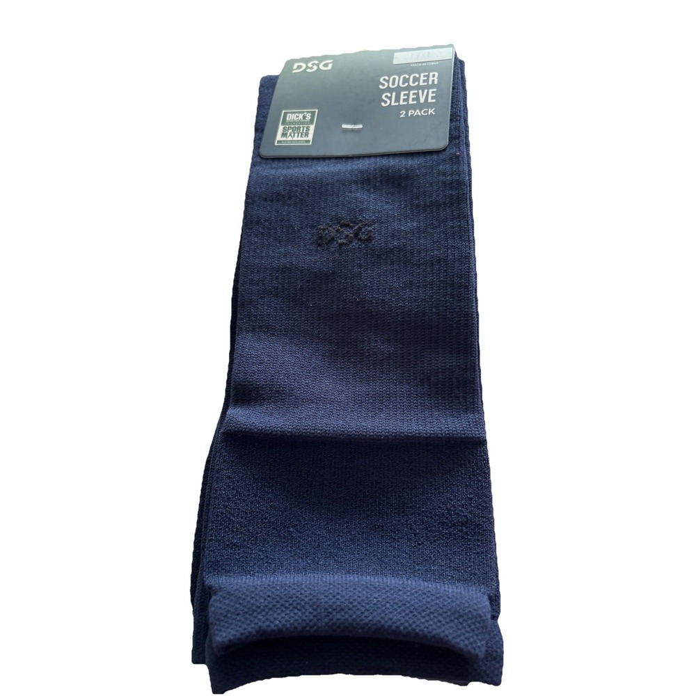 NWT DSG Adult Soccer Sleeve Unisex Sz L/XL Navy Blue Performance Sports